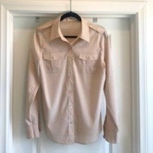 Tory Burch Silk Polka Dot Blouse